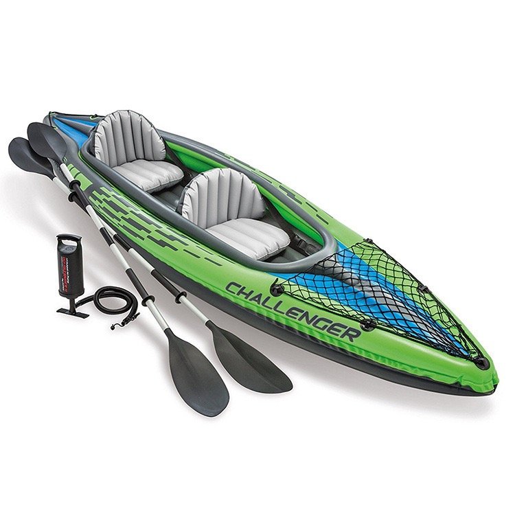 Portable Inflatable Kayak for Two – Perfect for Fishing & Water Fun