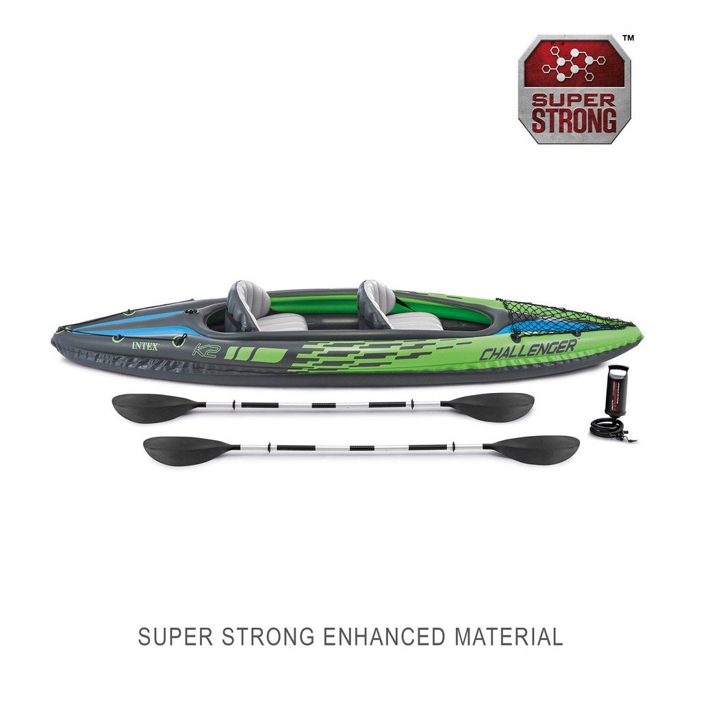 Portable Inflatable Kayak for Two – Perfect for Fishing & Water Fun