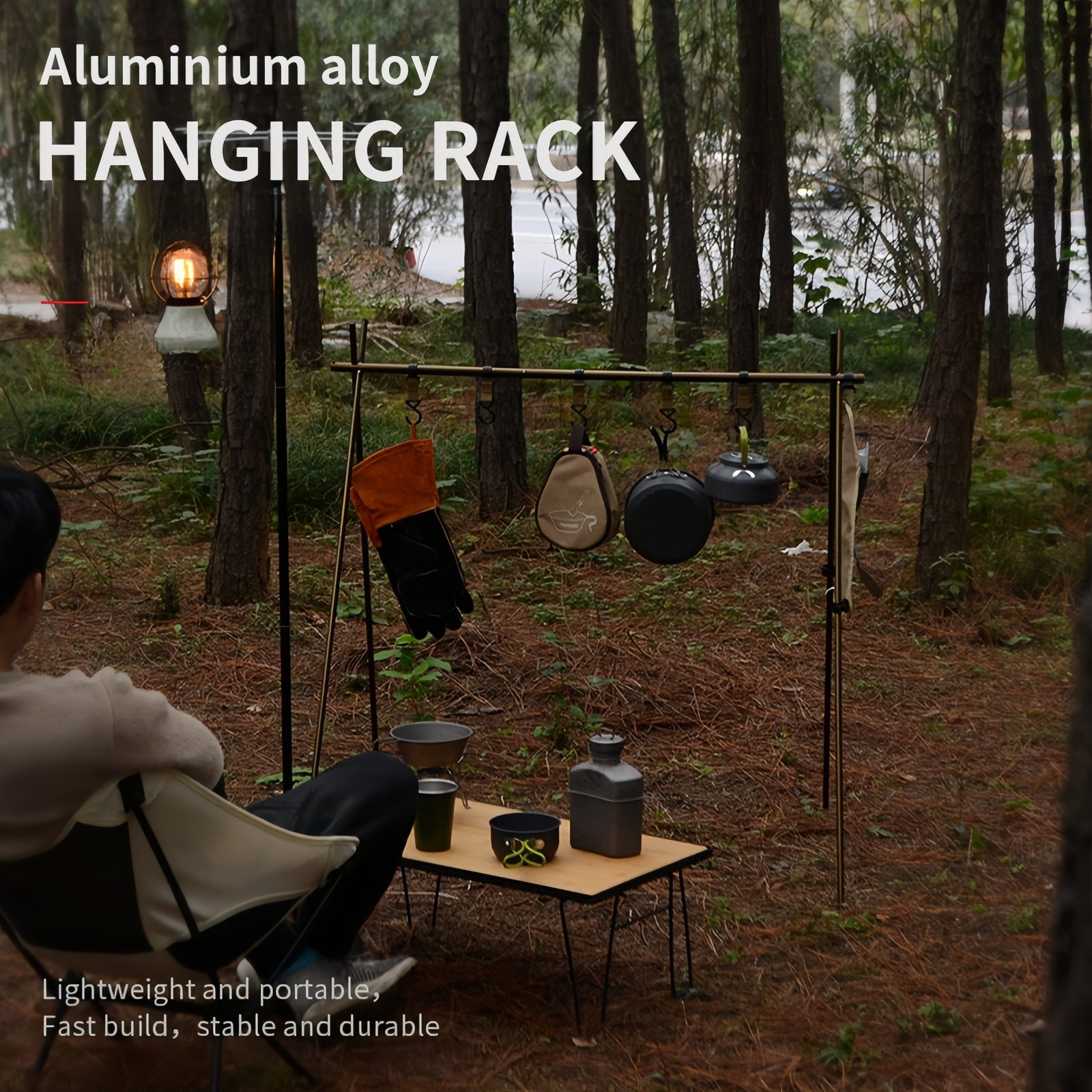 Folding Storage Rack for Camping – Lightweight & Portable