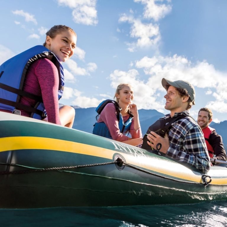 Seahawk Inflatable Boat – Strong, with Oars & Pump